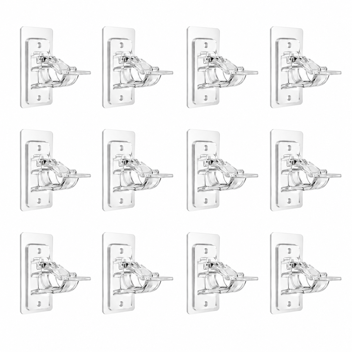 🔥Heavy-Duty Self-Adhesive Rod Support Brackets