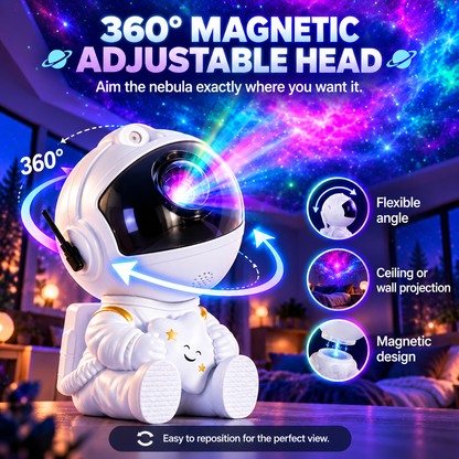✨LED Astronaut Galaxy Projector – Remote Control Nebula Star Light for Bedroom & Living Room Decor