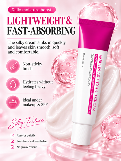 ✨Arbutin 7% + Tranexamic Acid 4% Cream – Dark Spot Corrector & Brightening Moisturizer