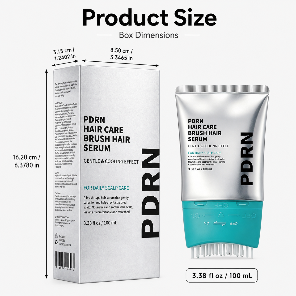 ✨ Korean PDRN Hair Essence – Liquid Microneedling Action, Fuller Roots & Healthier Scalp