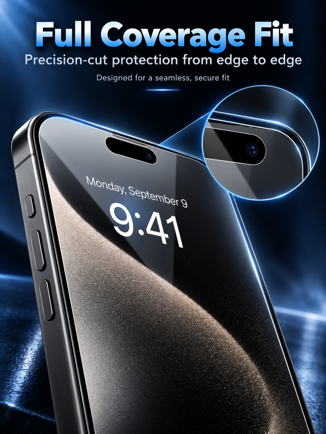 🛡️ 2-Pack Privacy Screen Protector – Anti-Spy + 9H Hardness, Full-Coverage Tempered Glass for iPhone 13-18 Series