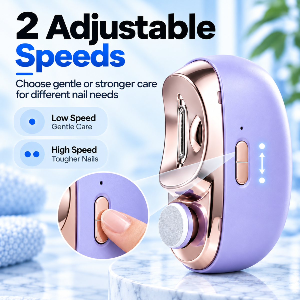 ✨ 3-in-1 Electric Nail Trimmer + Polisher – Safe, Mess-Free Grooming for All Ages