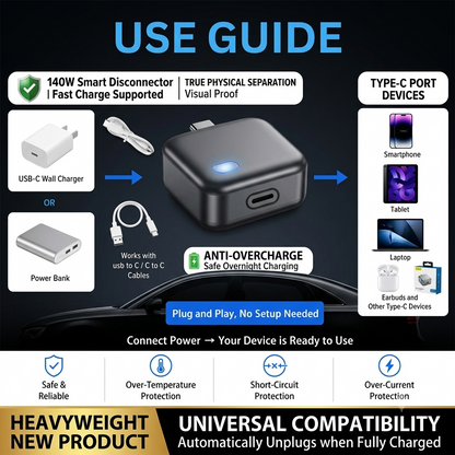 ⚡️Flash Sale｜140W Physical-Disconnect Battery Guard
