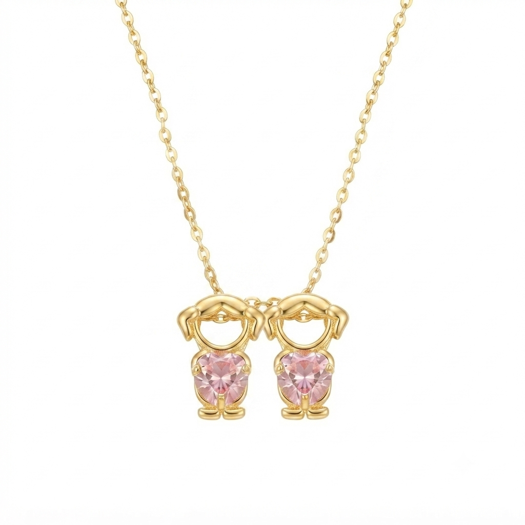 👩‍👧‍👦 Mom and Children Necklace – Meaningful Jewelry for Family Bonding 🌸