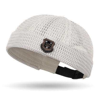 🏃 Lightweight Netting Beanie – Breathable Cuffed Skull Cap for Summer Runs