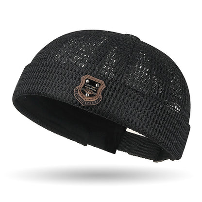 🏃 Lightweight Netting Beanie – Breathable Cuffed Skull Cap for Summer Runs
