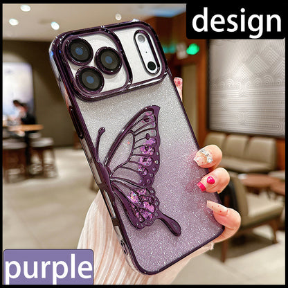 ✨ Glitter 3D Butterfly Case for iPhone 18 Pro & 18 Pro Max