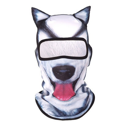 🐾❄️  3D Old Man Balaclava Cat Print Balaclava – Funny Full-Face Outdoor Hood Mask