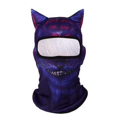 🐾❄️  3D Old Man Balaclava Cat Print Balaclava – Funny Full-Face Outdoor Hood Mask