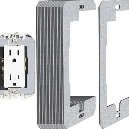 ✨Wall Plate Spacers – Metal Flush Fit Leveling Plates for Electrical Outlets & Boxes