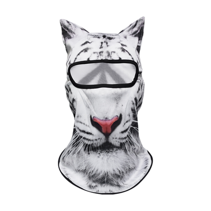 🐾❄️  3D Old Man Balaclava Cat Print Balaclava – Funny Full-Face Outdoor Hood Mask