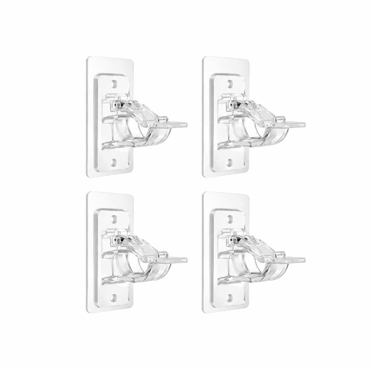 🔥Heavy-Duty Self-Adhesive Rod Support Brackets