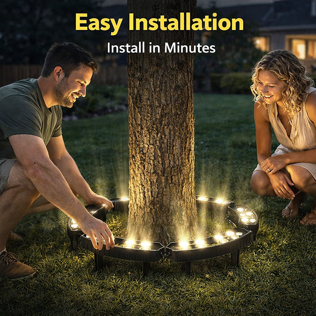 🌳 LED Tree Landscape Light | Give Your Garden a Warm Glow