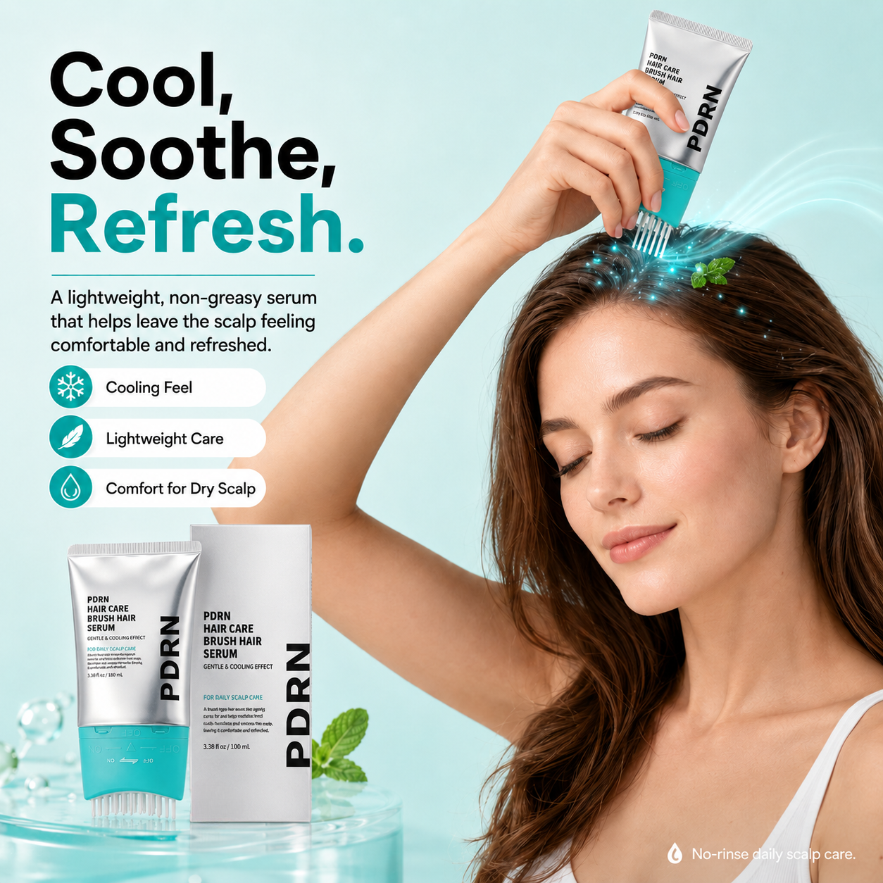 ✨ Korean PDRN Hair Essence – Liquid Microneedling Action, Fuller Roots & Healthier Scalp