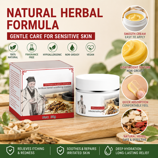 🌿Natural Herbal Care Cream – Fragrance-Free & Vegan