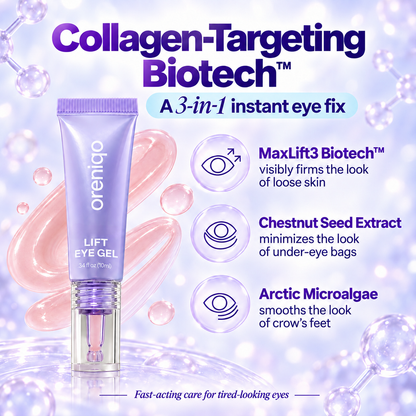 ✨Lift Eye Gel – Puffiness & Dark Circles Fix, Wrinkle-Smoothing Anti-Aging with Collagen Brightener