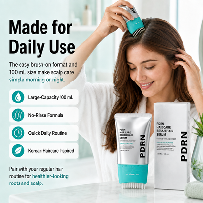 ✨ Korean PDRN Hair Essence – Liquid Microneedling Action, Fuller Roots & Healthier Scalp